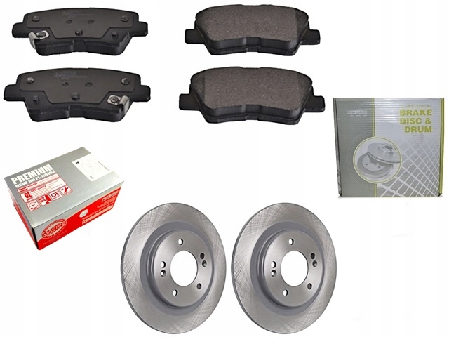 Диски + тормозные колодки задние Hyundai i40