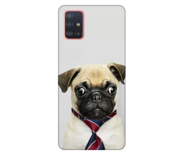

Etui pokrowiec do Samsung Galaxy A51 Pies mops szc