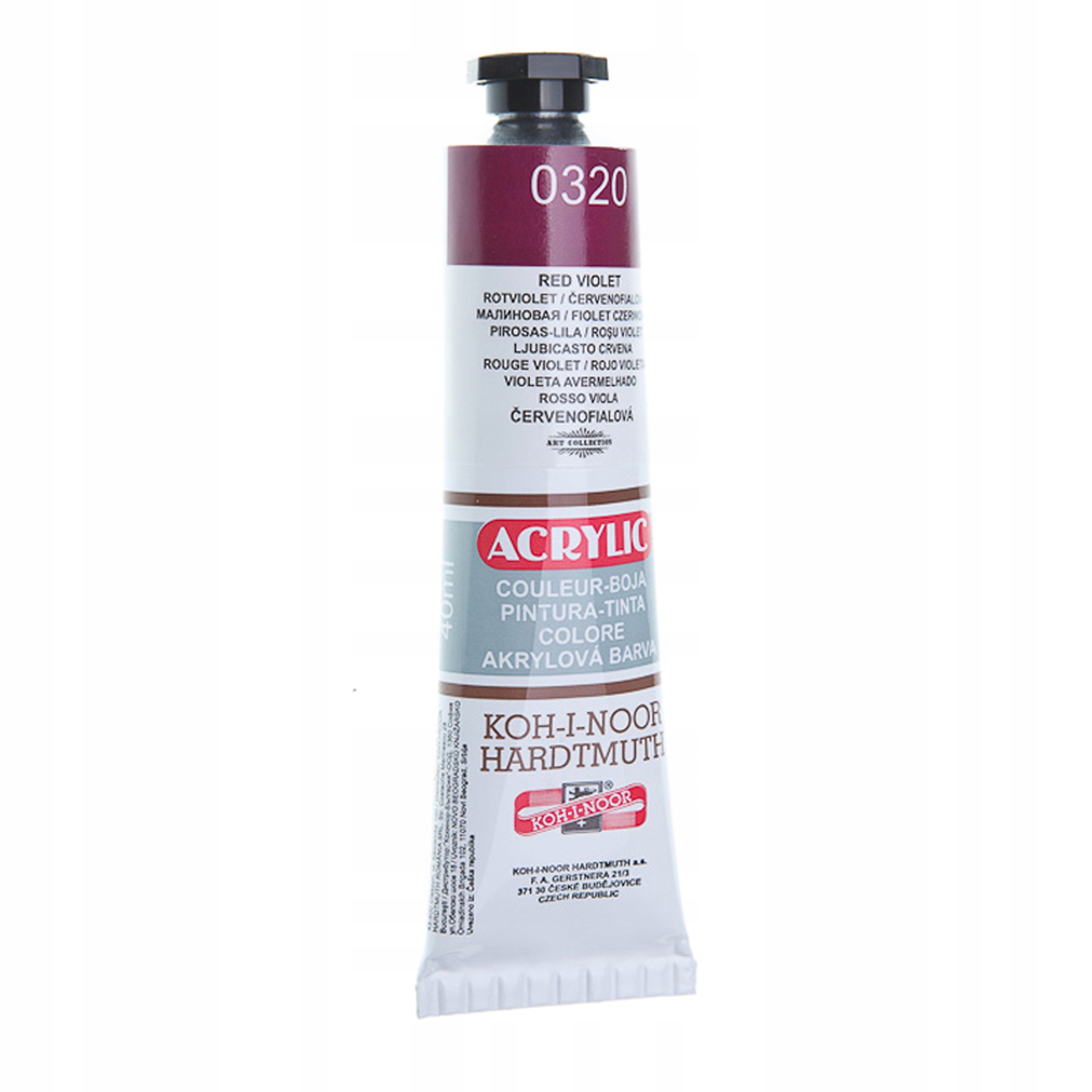 Farba Akrylowa Tubka 40ML Biskupi 0320 Koh-i-noor