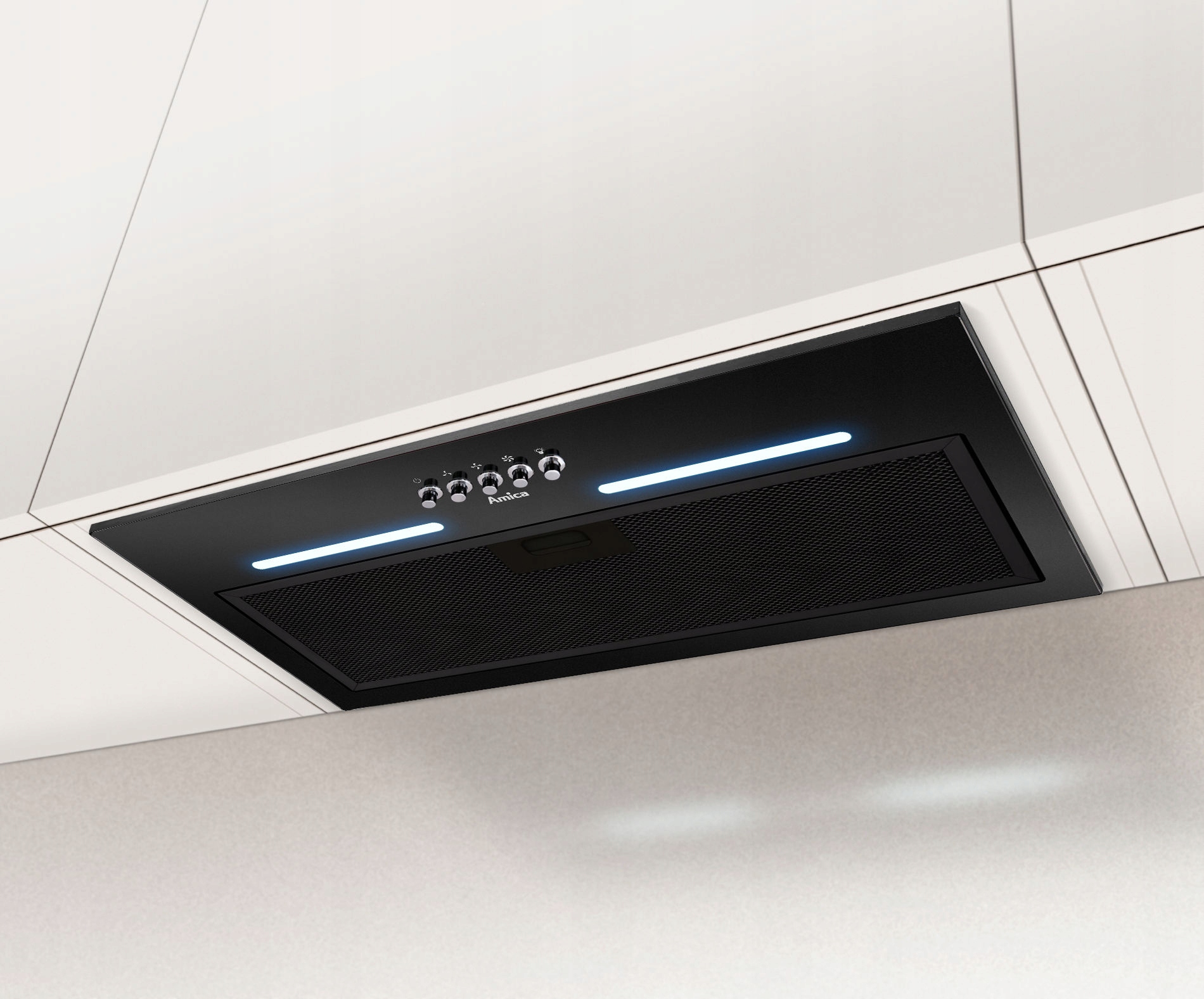 

Okap podszafkowy Amica Omp 6253BG 55 CM Led Czarny