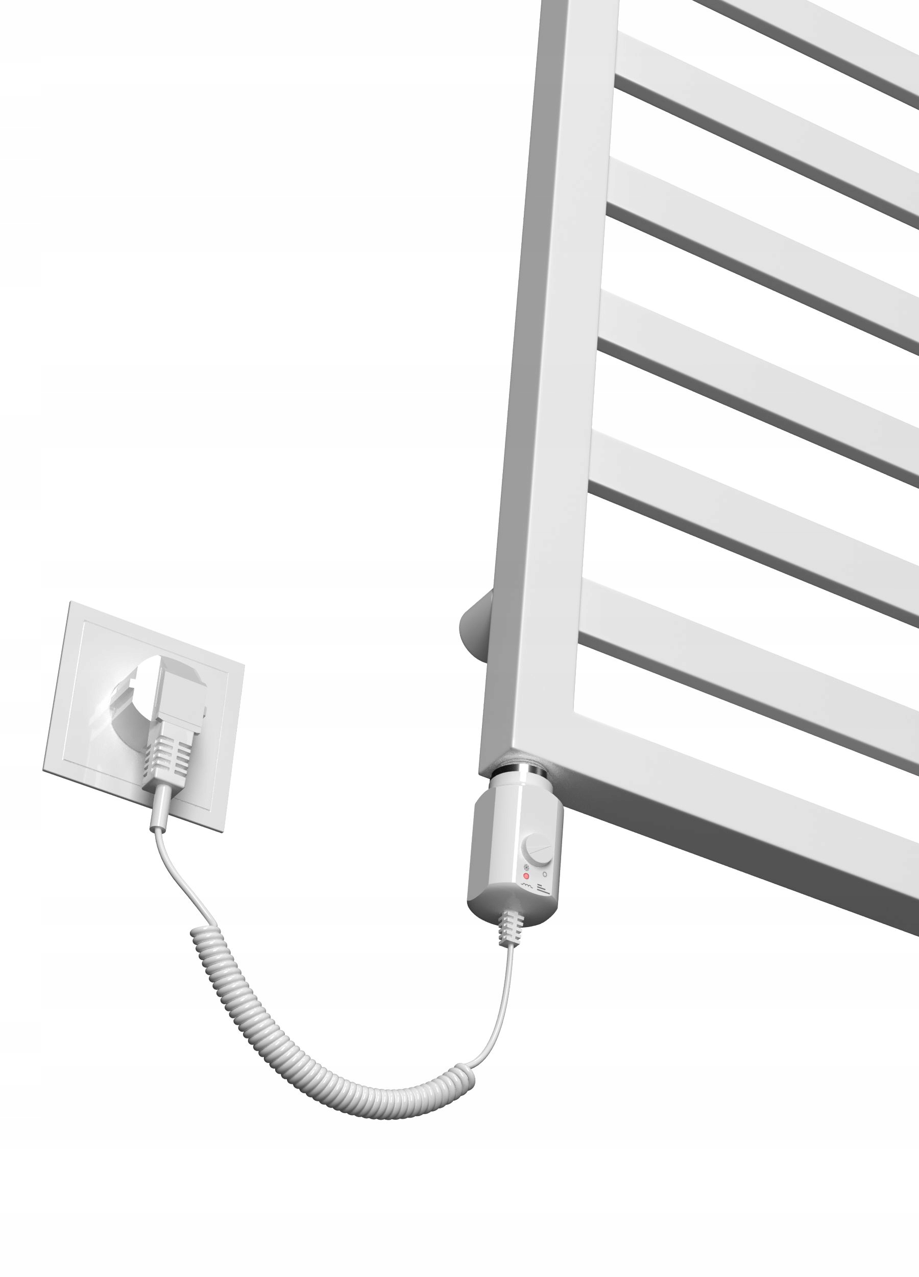 Elektrický ohřívač Modern 720x530 Bílý ohřívač 300W s