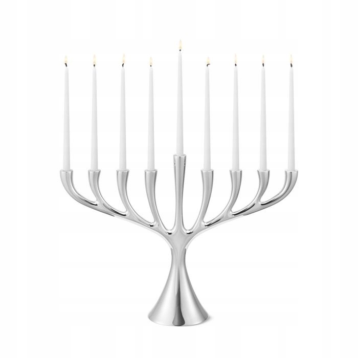 Georg Jensen Cobra Svietnik Menora malý strieborný leštený