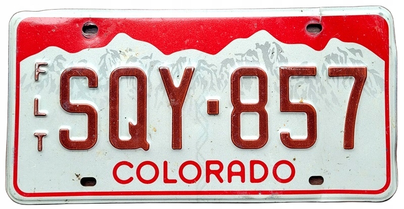 Colorado - tablica z USA dla kolekcjonera