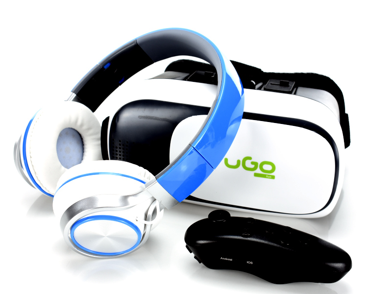 Dárek pro dítě Brýle Vr 3D sluchátka Pilot