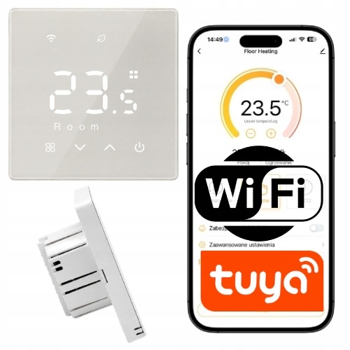 WiFi termostat Tuya Podlahové topení Vodní regulátor kotle 3A Smart