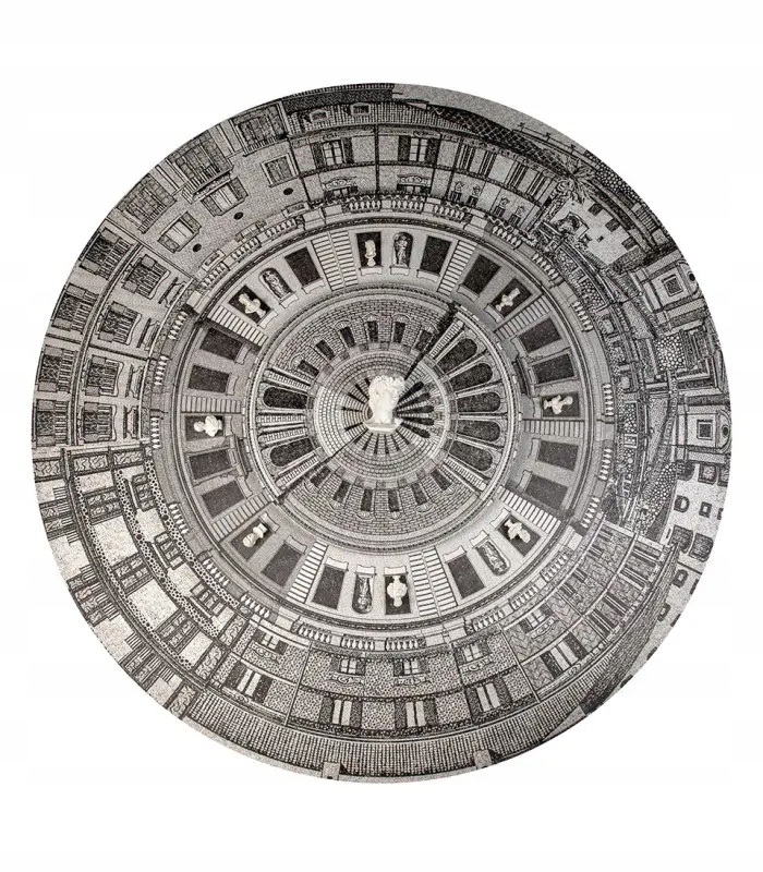 Okrągły obraz Fish Eye City o wymiarach 200x200 cm