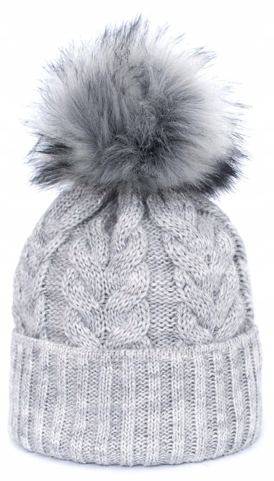

Szaleo polska Czapka pompon warkocz cz17802-5