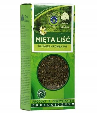 

Mięta liść 25g ekologiczna herbatka Dary Natury