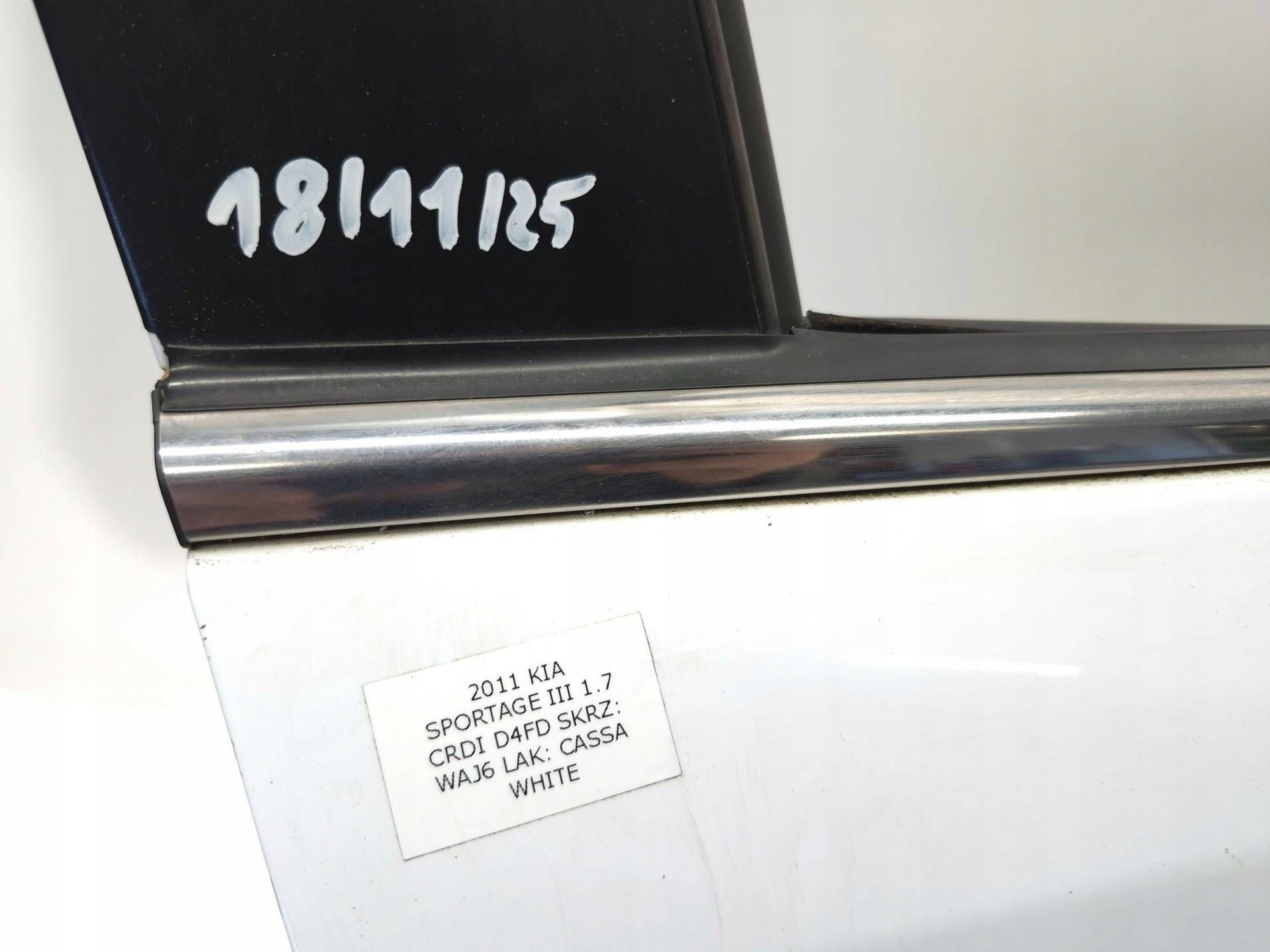 door right front right front KIA SPORTAGE III CASSA WHITE