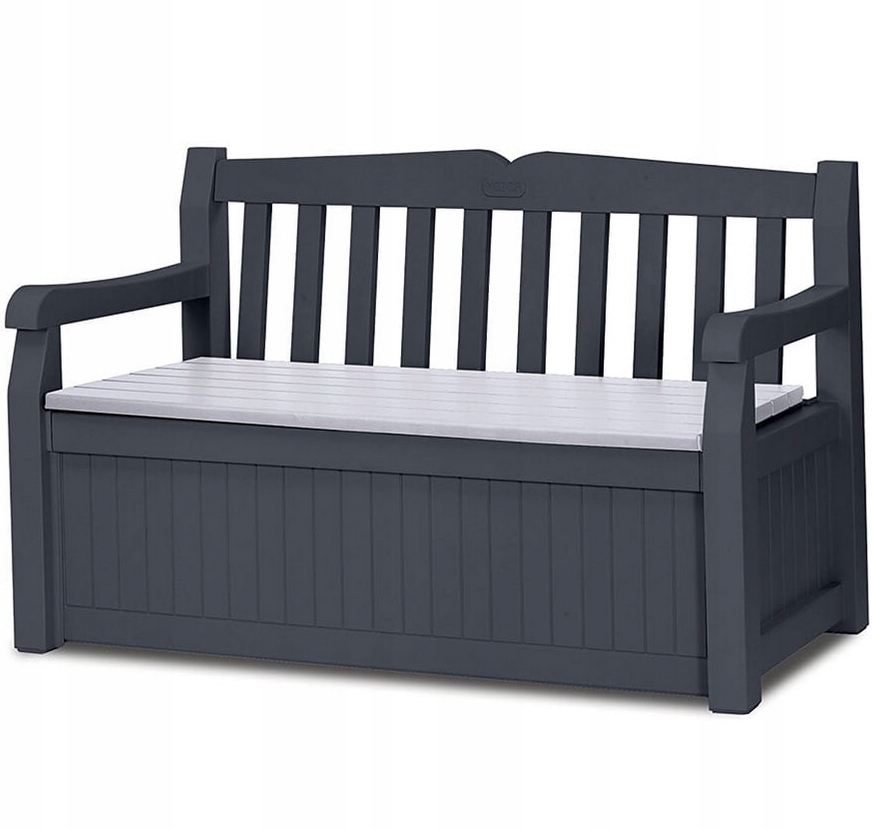 Ławka Skrzynka Ogrodowa Tarasowa Eden 265L Grafit 250076 Keter