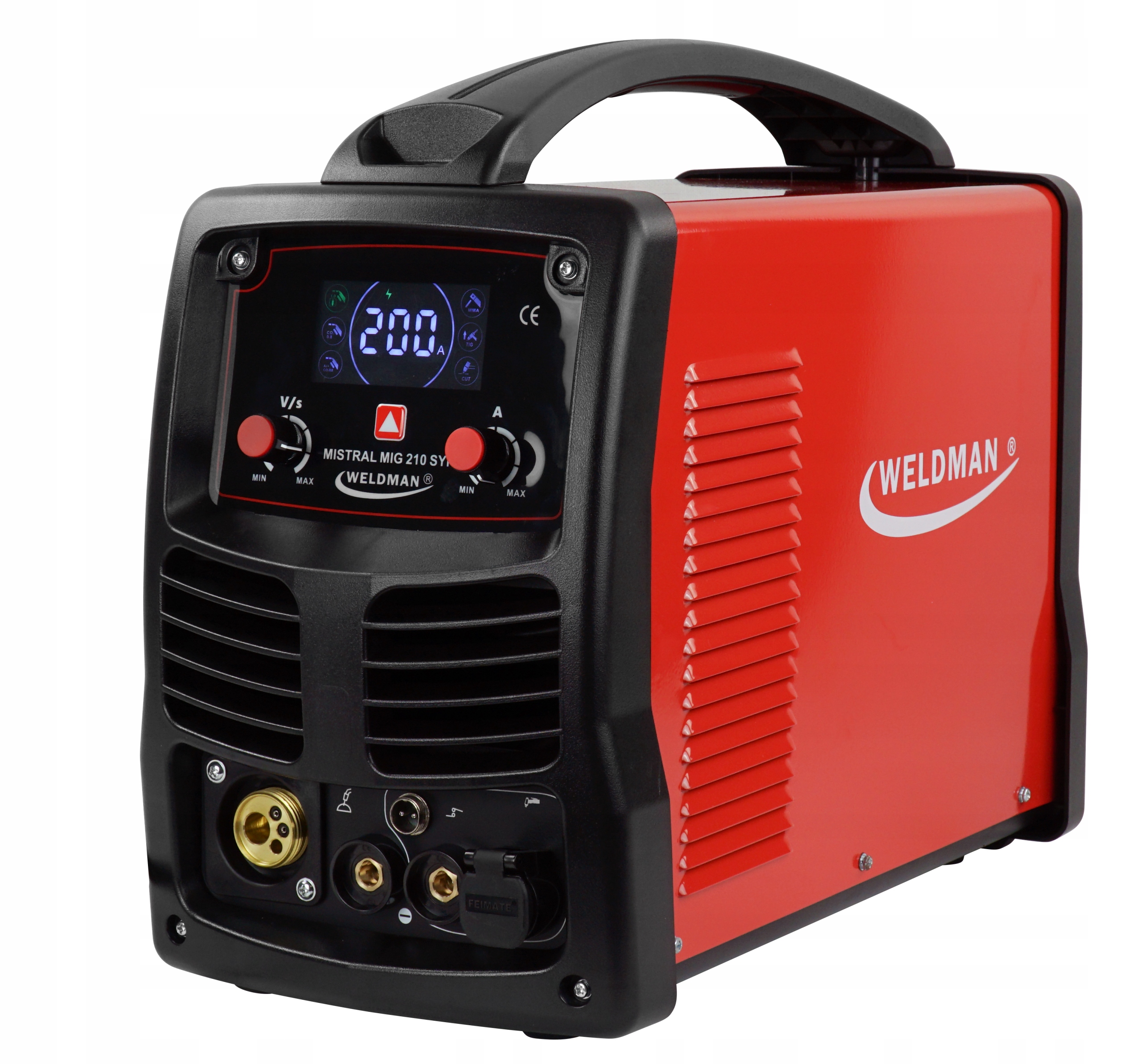 Svařovací stroj Weldman Mistral Mig 210 Synergie Mig Mag Tig Mma 230V