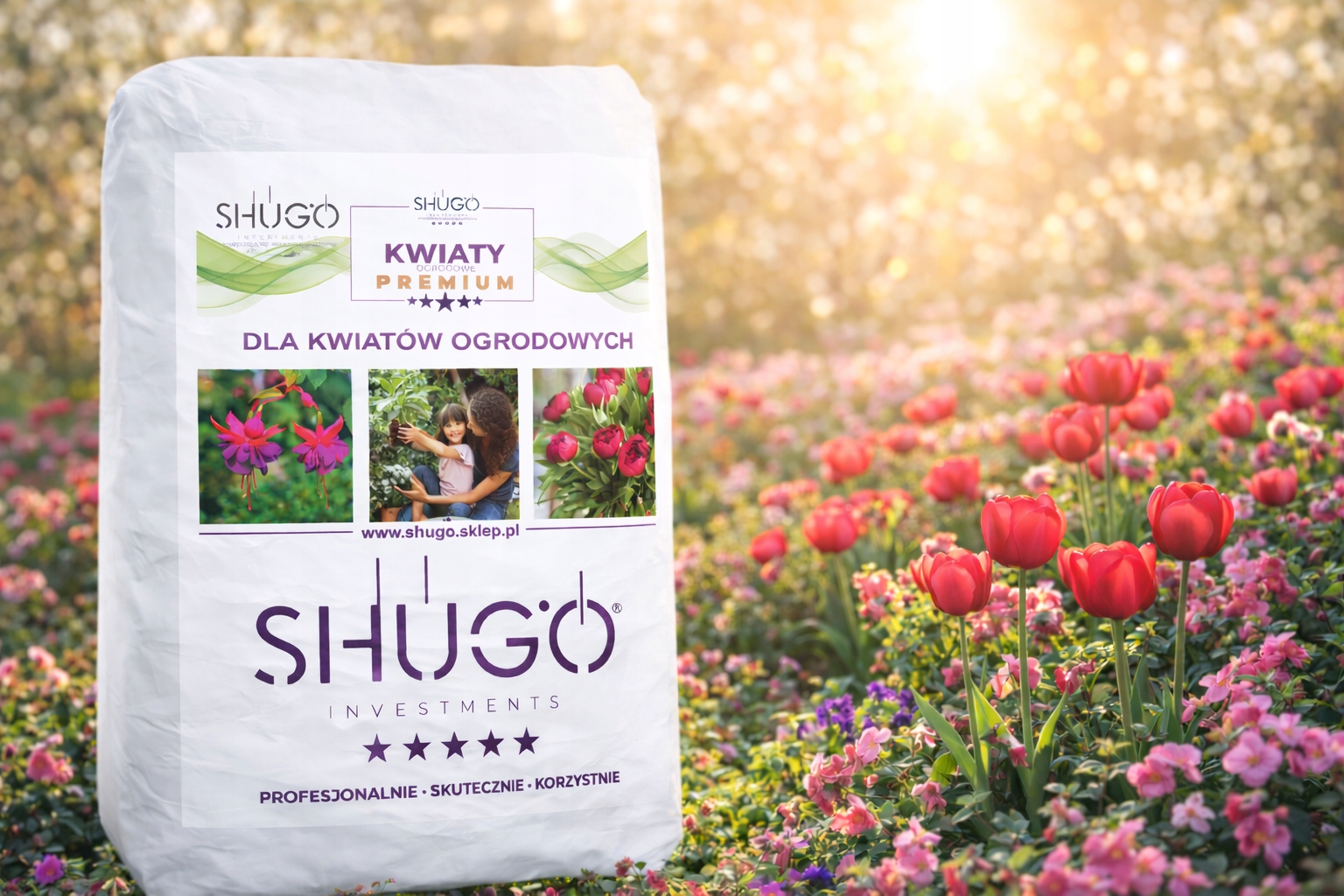 Hnojivo pro květiny 25 kg Shugo Intenzivní Barvy A Bujné Kvetení!