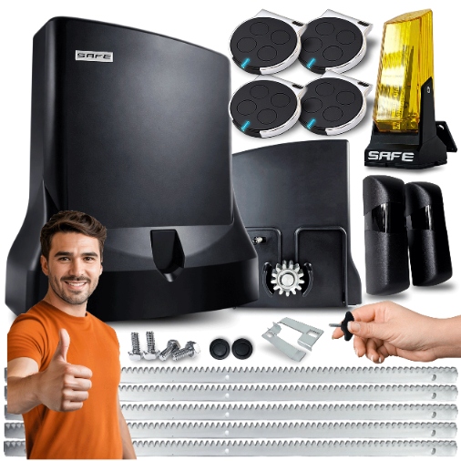 Pohon Pro Posuvné Brány Sada automatických ovladače pohonu lampa 800 kg Safe