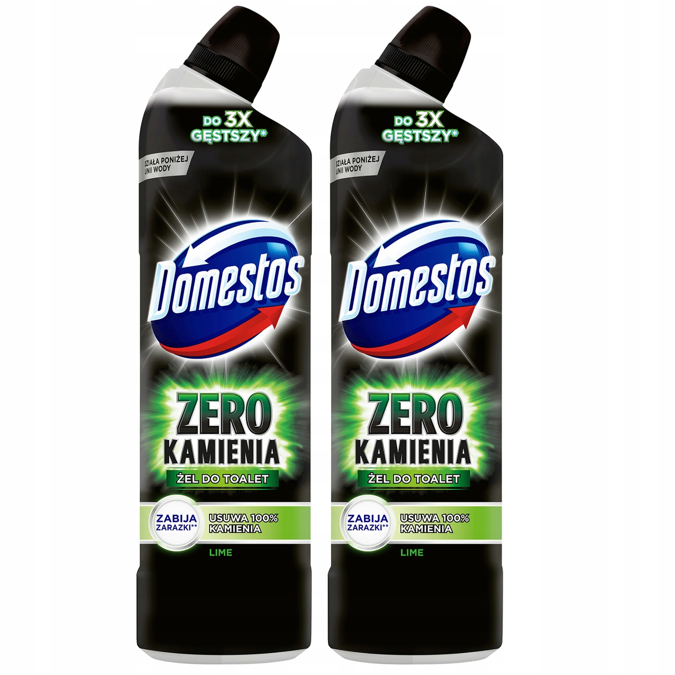 

Domestos Zero Kamienia Lime Żel do Wc 2 x 750ml