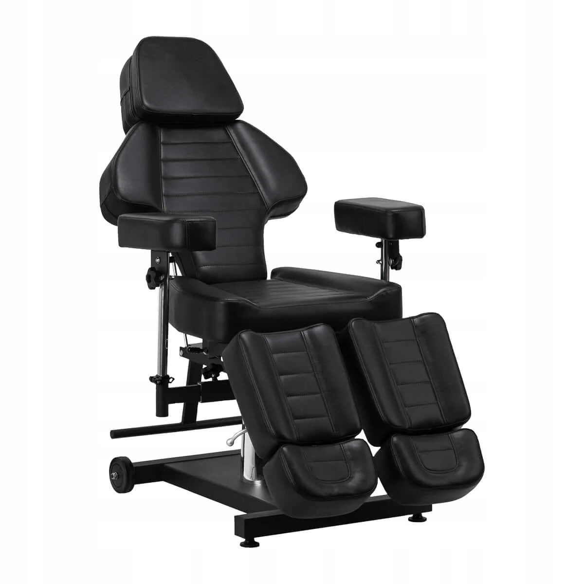 Kosmetické Křeslo Pro Tetovací Studio Hydraulické Pro Ink, Černé, Nastavitelné