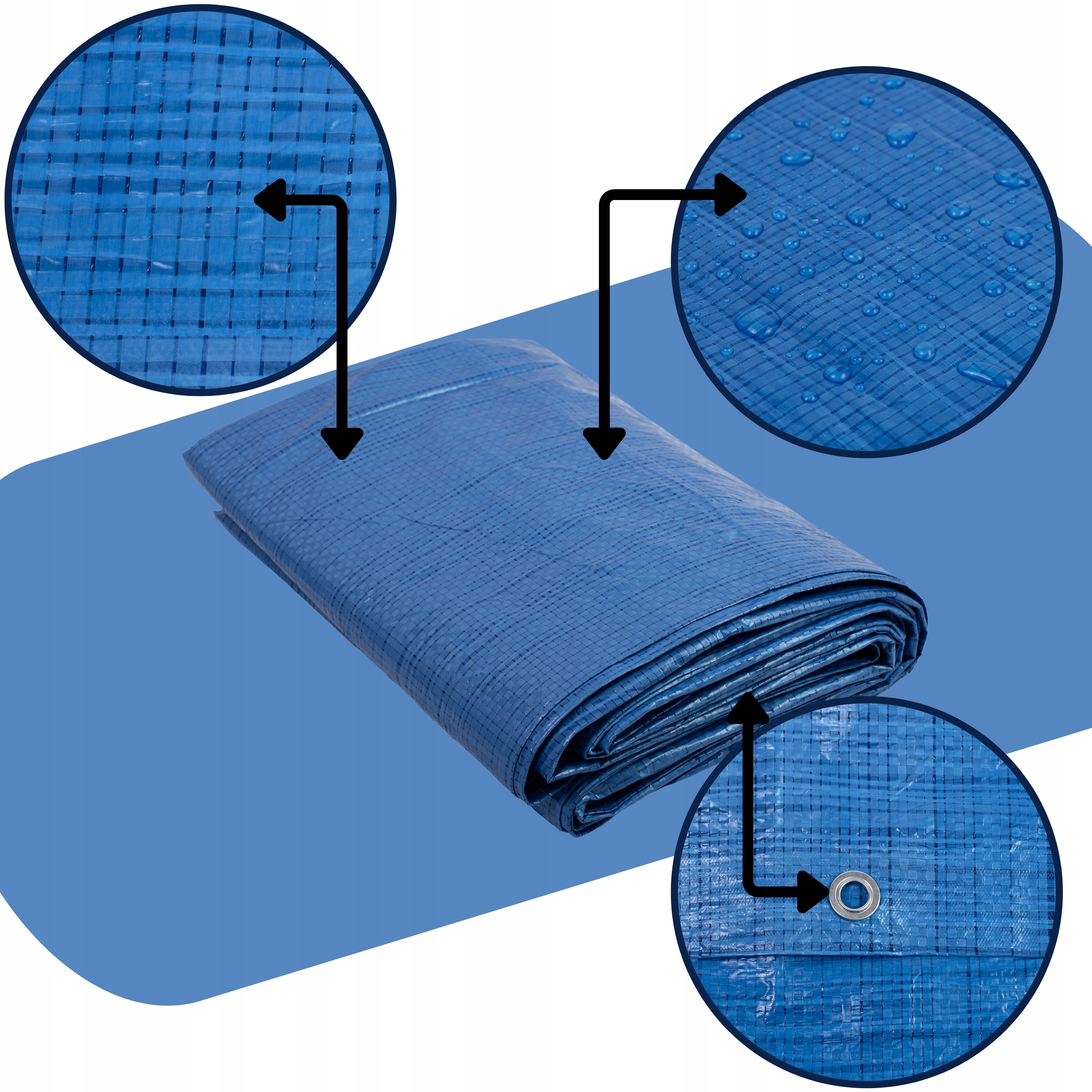 PLANDEKA PLANDEKI 8X10 OKRYCIOWA DUŻA UNIWERSALNA Szerokość 8 m