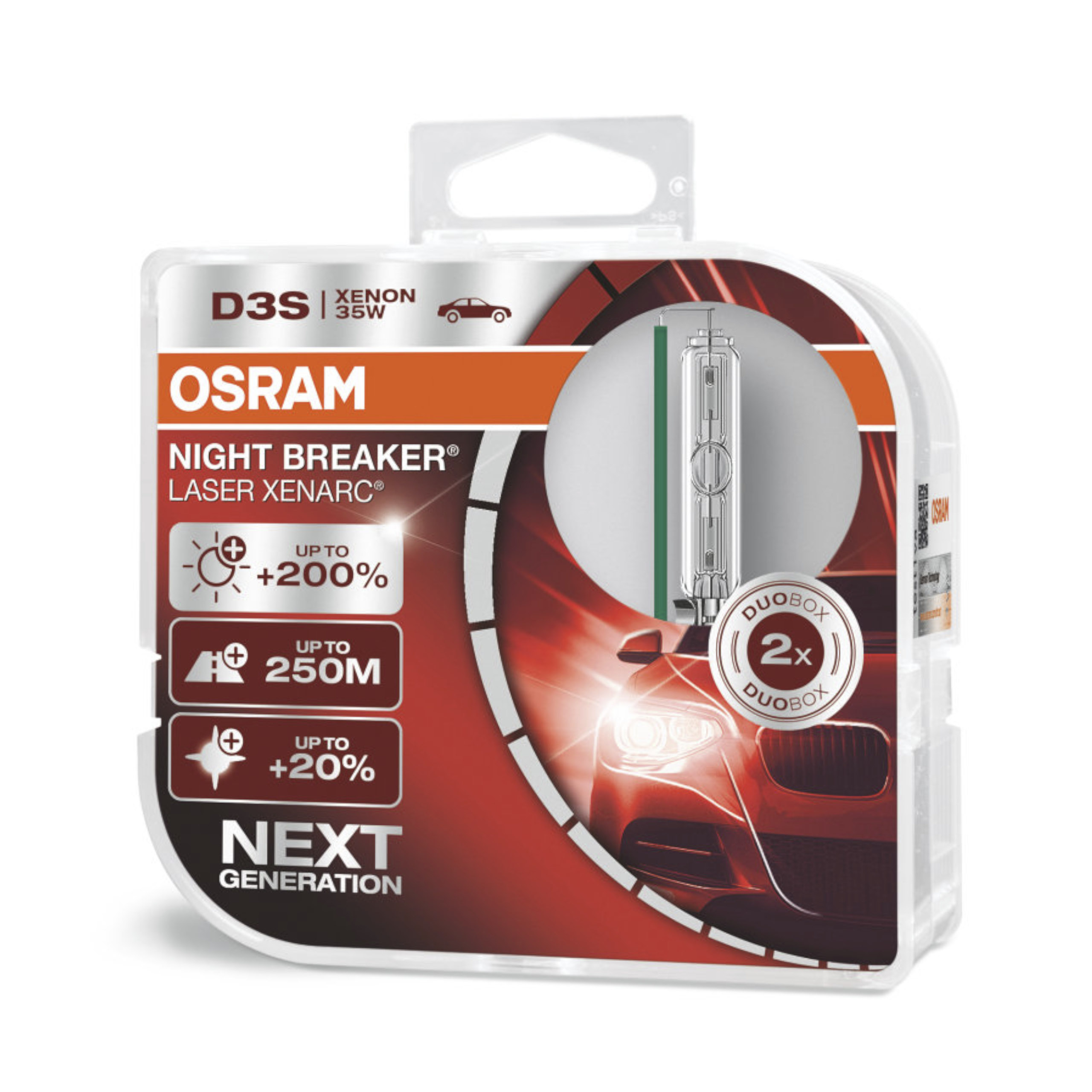 

Powystawowy Żarnik Palnik Osram D3S Laser 200%