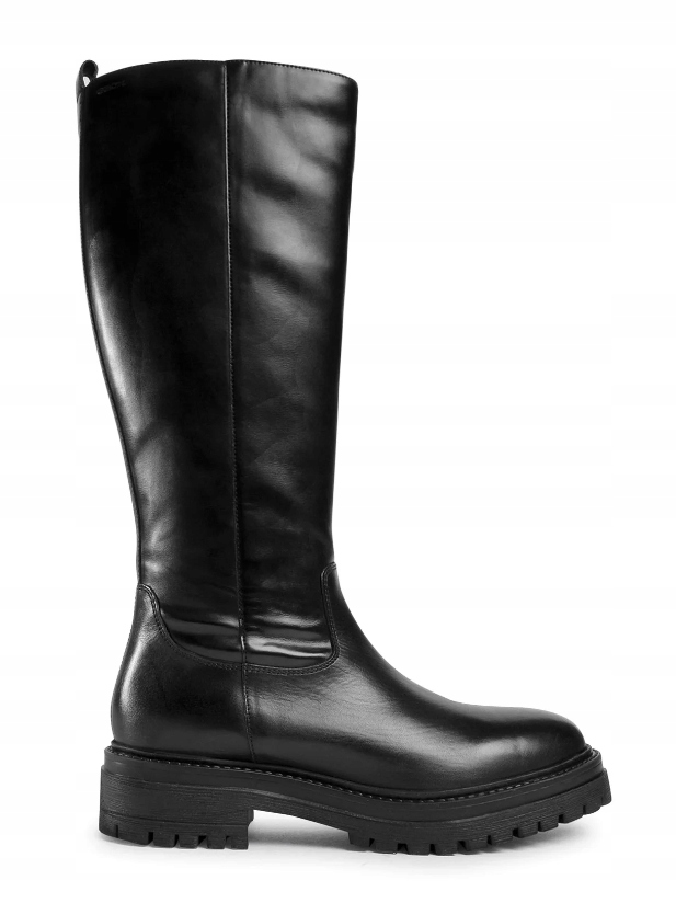 Zimní Geox Kozačky Černé S Koženým Zipem Dámské 39 Ž3B