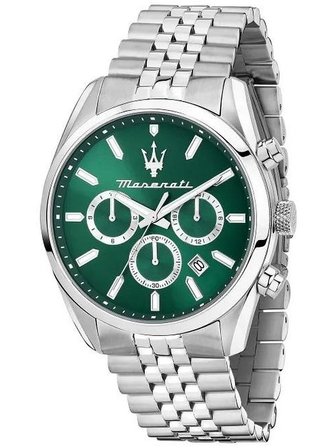 Pánské Hodinky Maserati R8853151023 Stříbrné Datumovka 100 M Box Pro Kluka