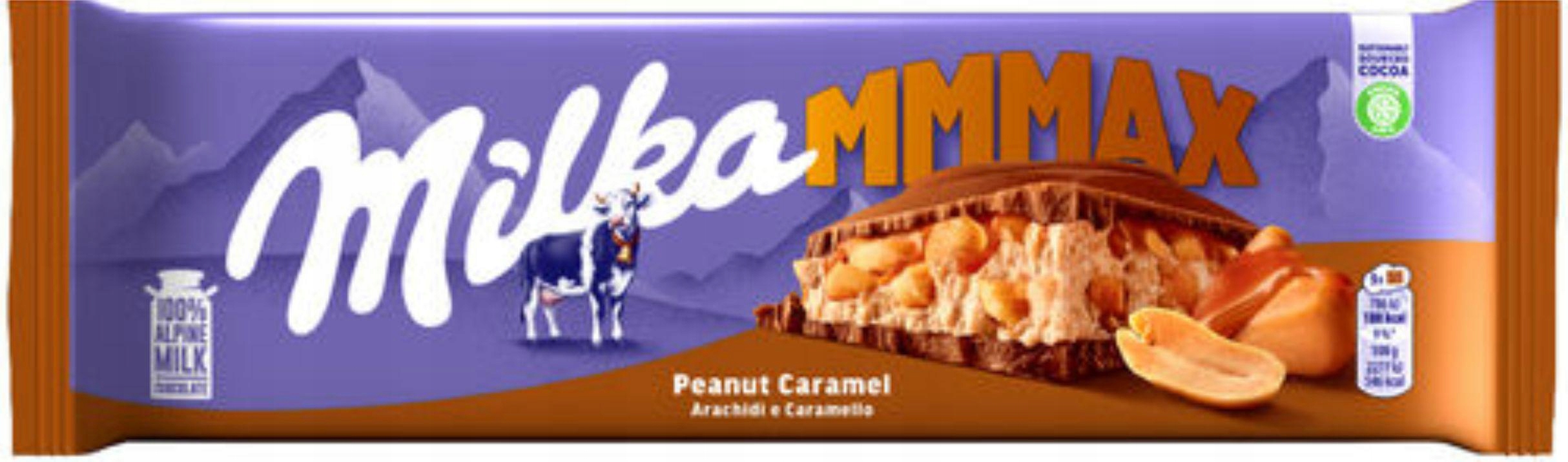 8 Sztuk Milka Czekolada 276G Peanut Caramel