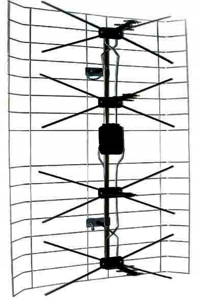 ANT0040 Antena Tv siatkowa biała pusta