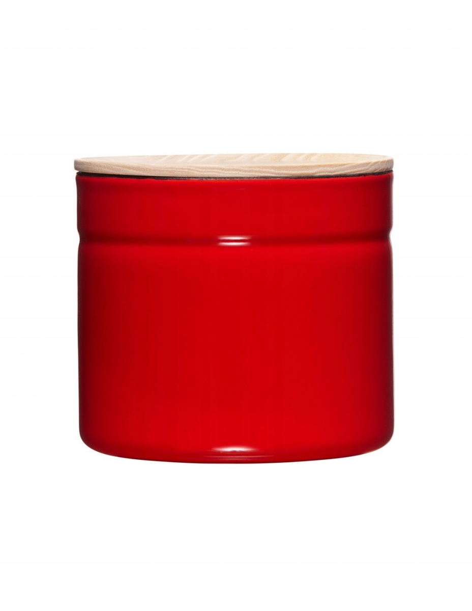 Kuchynská Nádoba Riess Fresh Tomato 1.3 L s krytom z jaseňového dreva