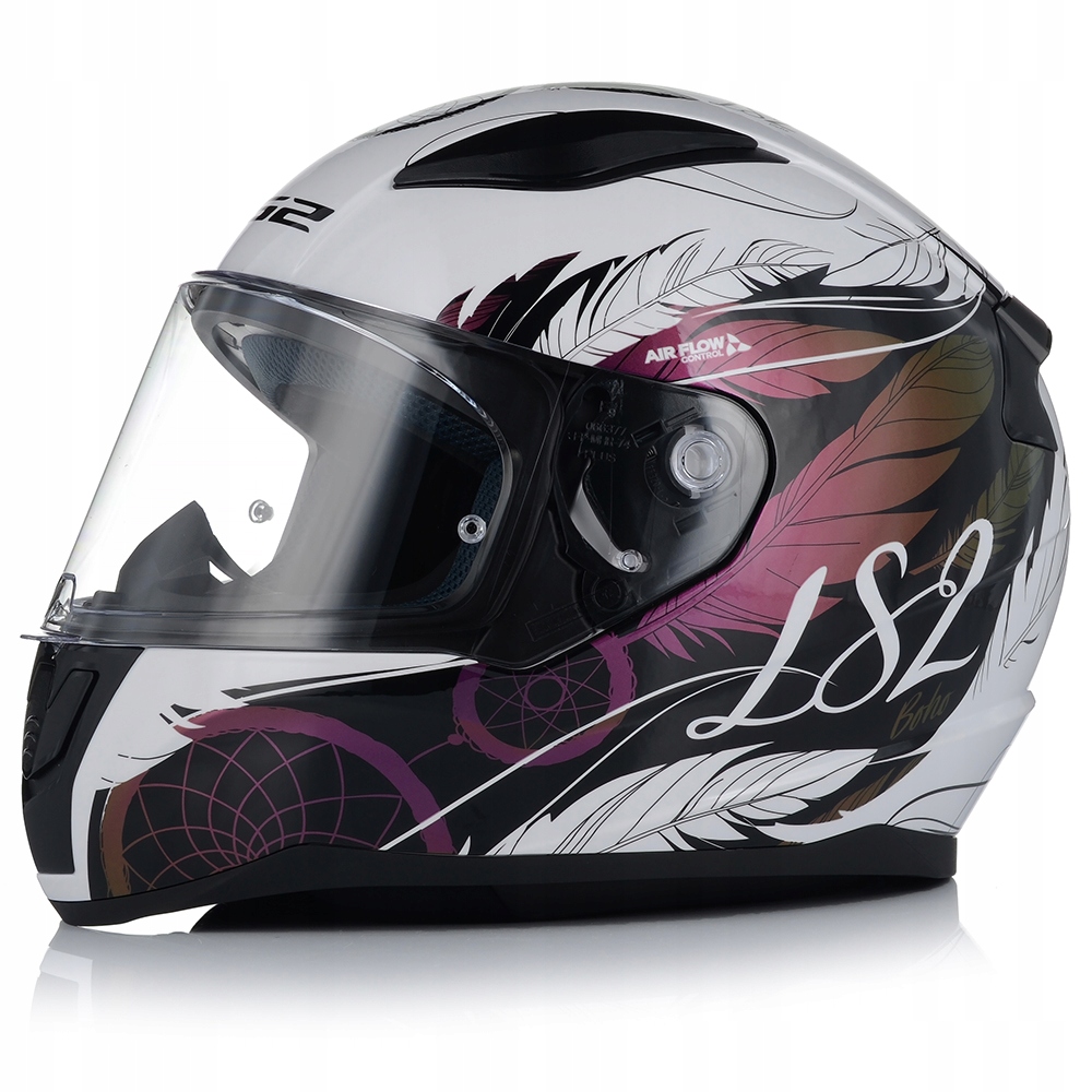 KASK MOTOCYKLOWY LS2 FF353 RAPID II BOHO DAMSKI 22.06 + CIEMNA SZYBA S Stan opakowania oryginalne