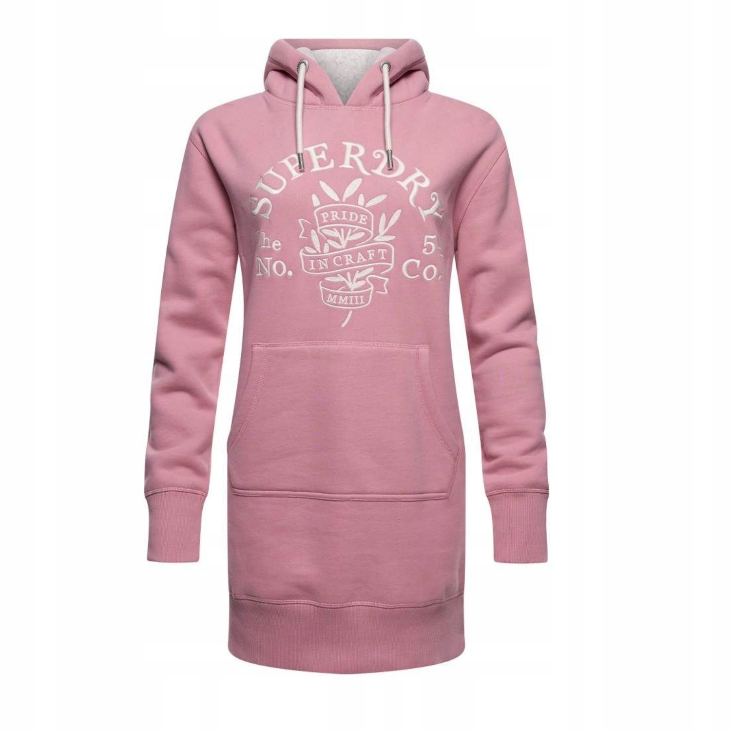 Šaty Superdry dámská pletená tepláková s kapucí mini vel. M