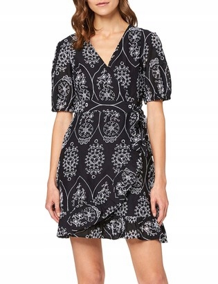 

Find Bawełniana Sukienka Wrap Ażur Koronka Boho XL