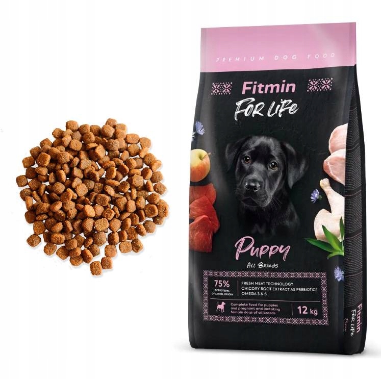 Levně Fitmin for life puppy štěně 12 kg 1 kg