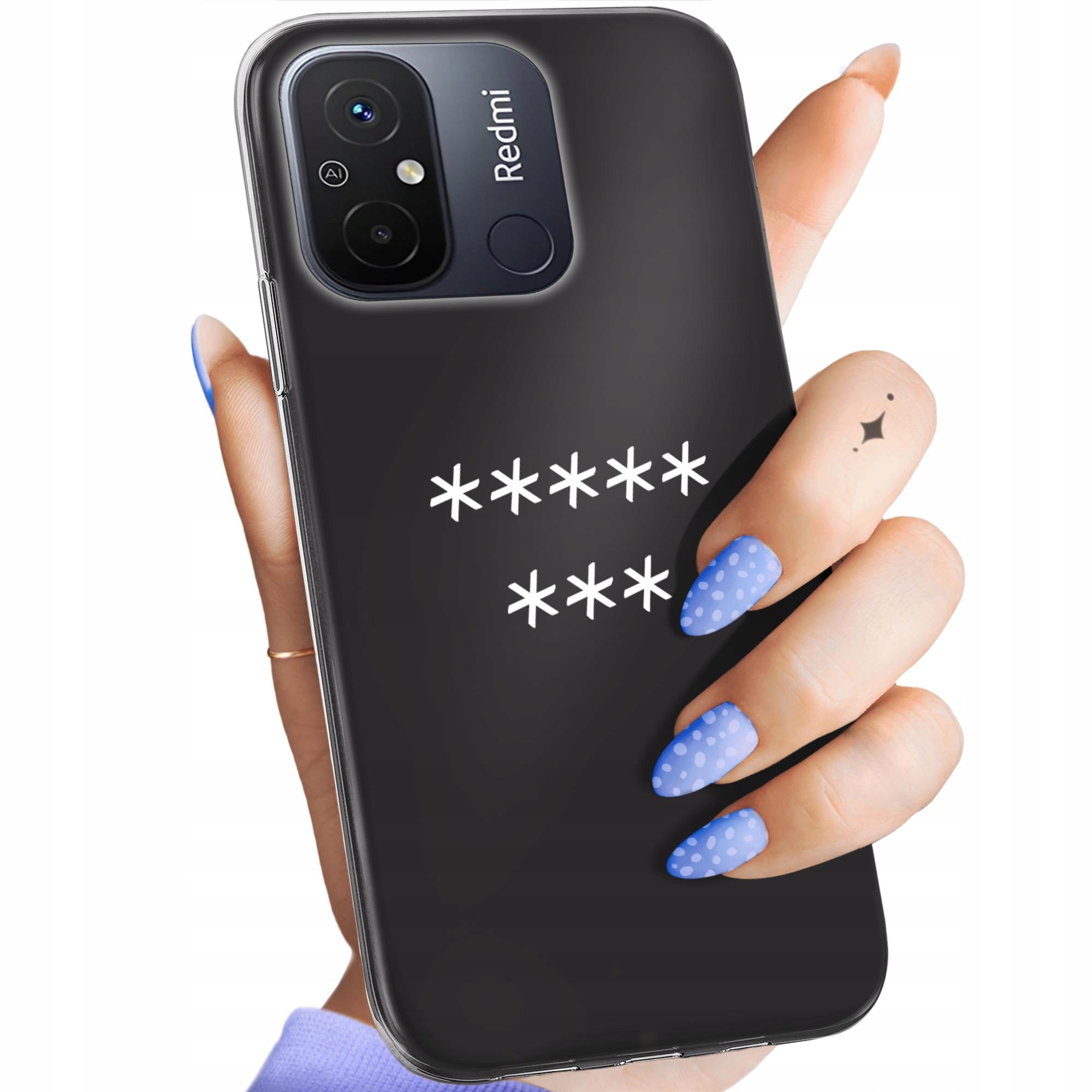 Etui Do Xiaomi Redmi 12C Z Napisami Napisy Teksty Obudowa Pokrowiec