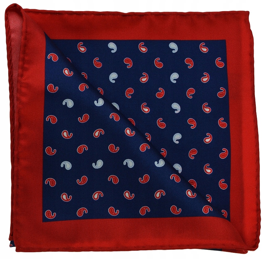 

Elegancka Poszetka męska 33x33cm szyta ręcznie