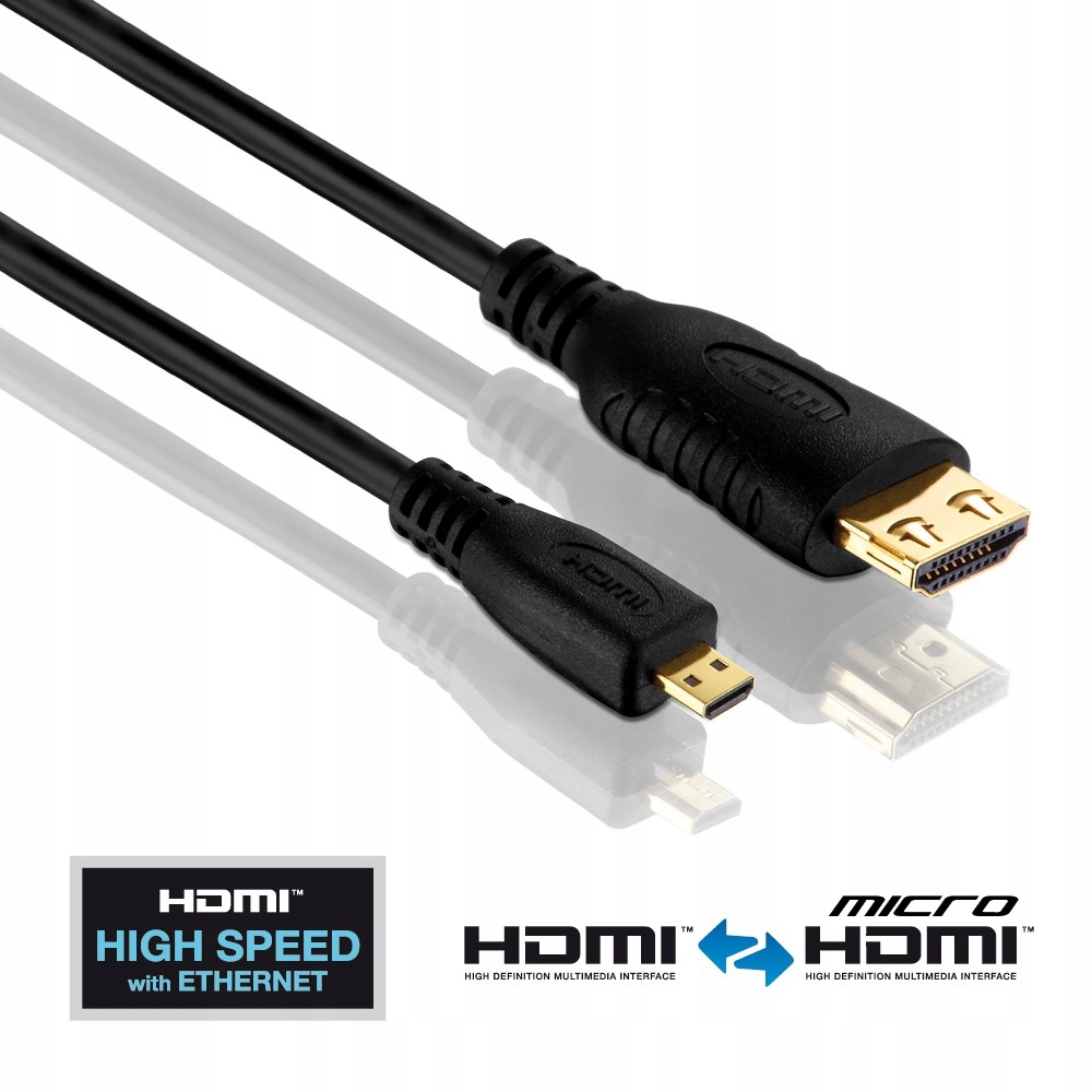 PureLink PI1300-010 kabel HDMI/Micro HDMI 1,0m
