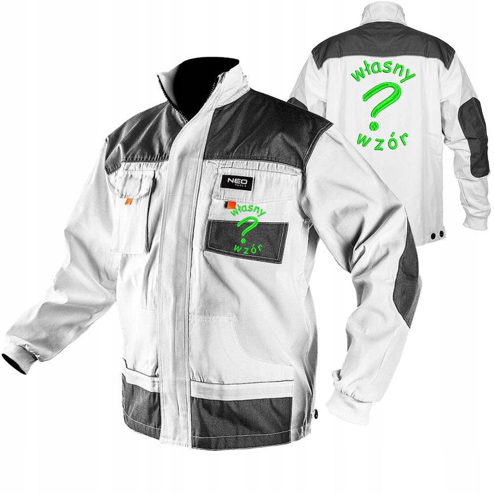 Mikina bílá Hd Neo Tools s výšivkou vlastního vzoru 81-110 velikost S