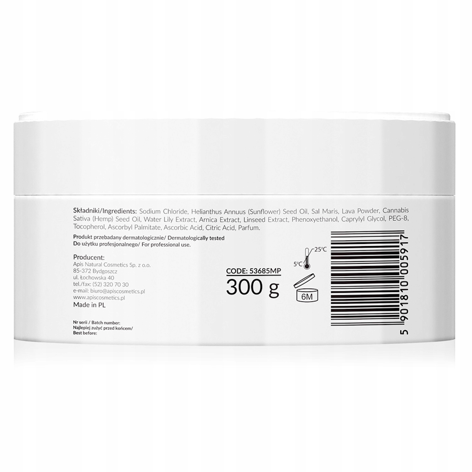 APIS PEELING DO STÓP oczyszcza łagodzi API PODO Kod producenta 53685MP