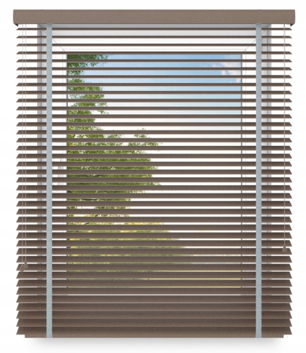 Dřevěná žaluzie Skandinávský styl 50 mm 130 x 160 cm