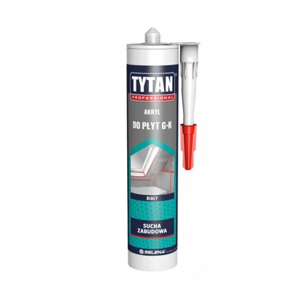 

Tytan Akryl do płyt G-k biały 280ml