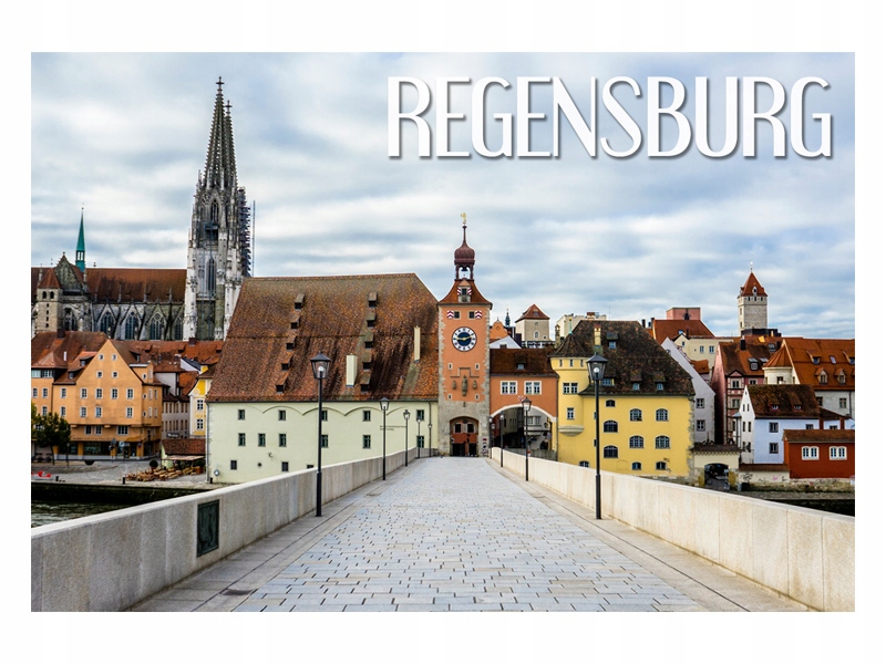 

Regensburg Brama Most Magnes na lodówkę