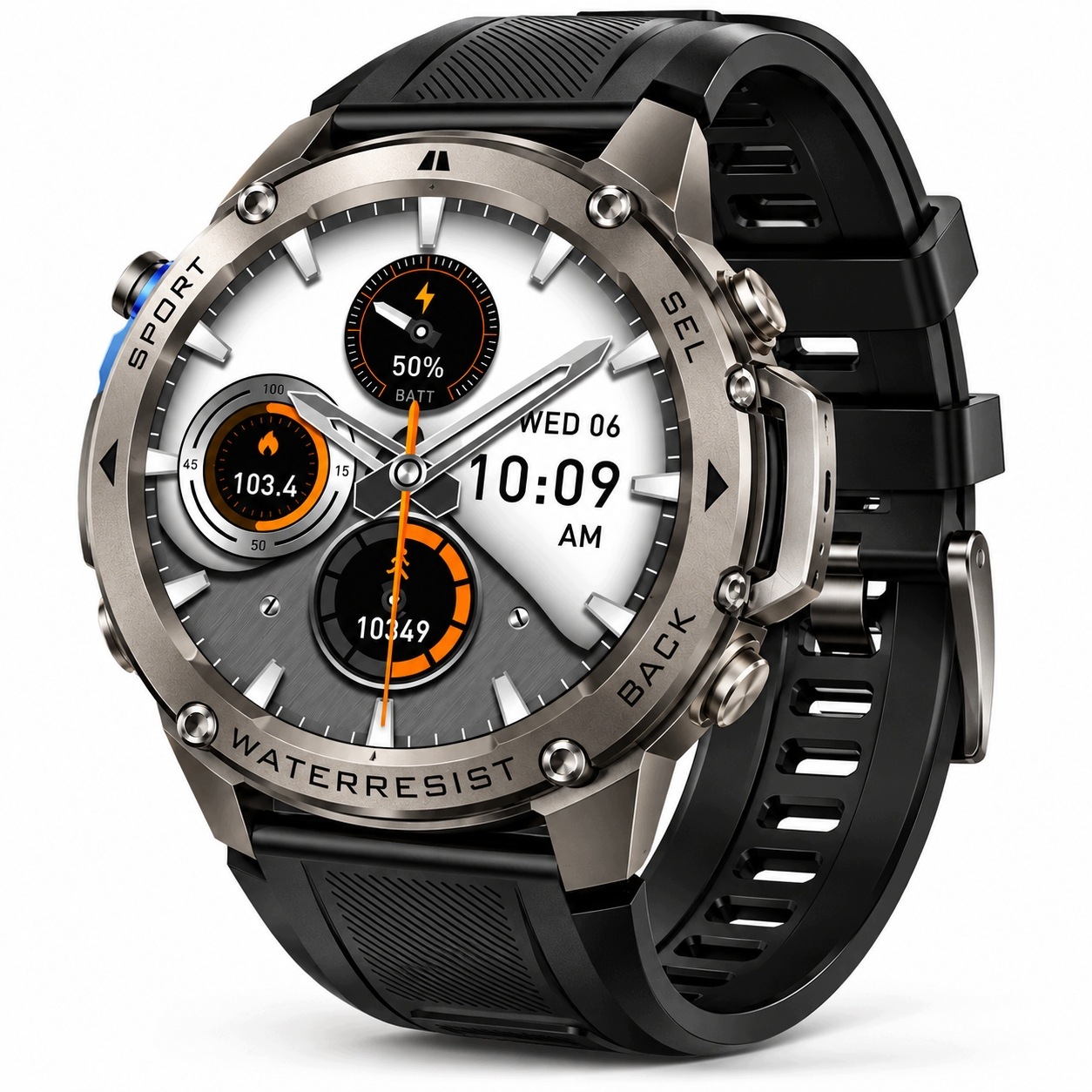 Smartwatch Męski Dual Gps L1+L5 Amoled 1,43 5ATM Rozmowy 170+ Sport Pl