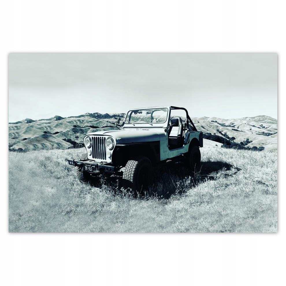 

Plakat 93x62 Jeep Wrangler Retro foto