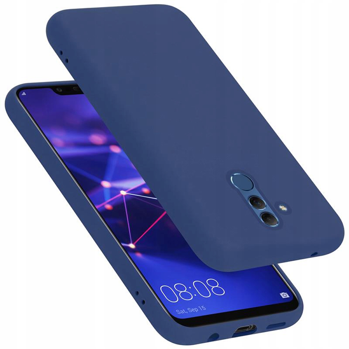 

Etui Matowe Slim do Huawei Mate 20 Lite Szkło 9H