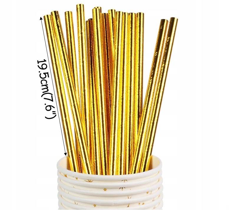 Zestaw kubki talerzyki złote urodziny 8 osób obrus Rodzaj inne