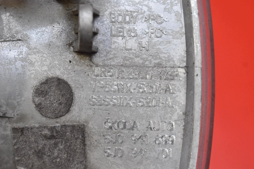 fog light left front front 5J0941699 SKODA FABIA 2 II 5J 07-10