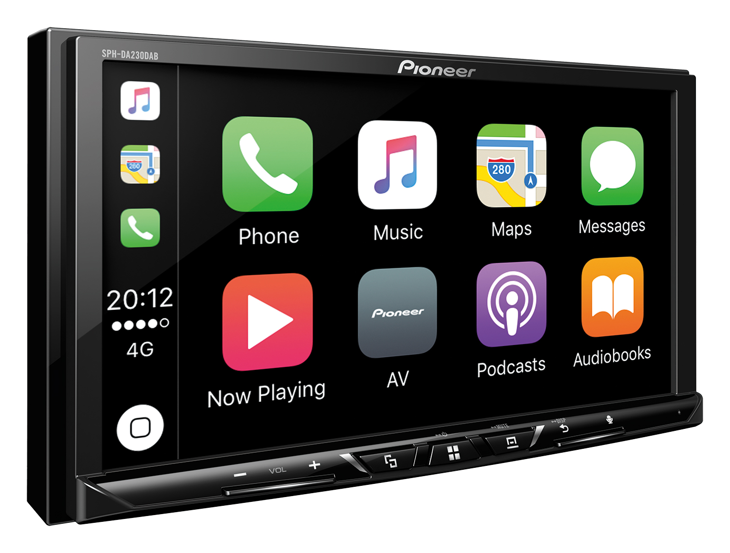 Pioneer SPH-DA230DAB Autorádio LCD 7 Bt Apple CarPlay Android Auto
