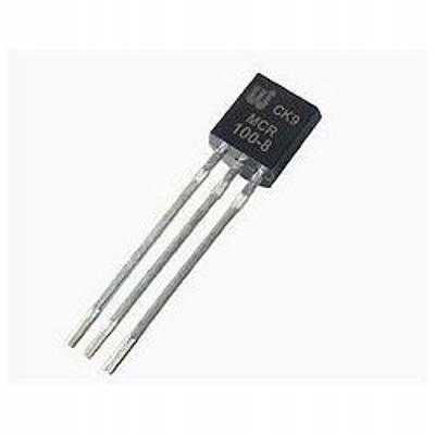 Tyrystor MCR100-8 600V/0,8A Igt=0,2mA TO92