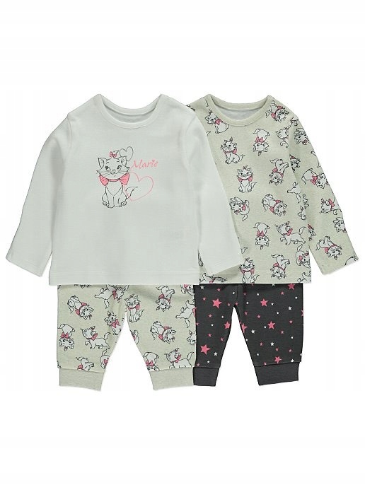 

Piżamy 2pak z długim rękawem 18-24 m-ce 86/92