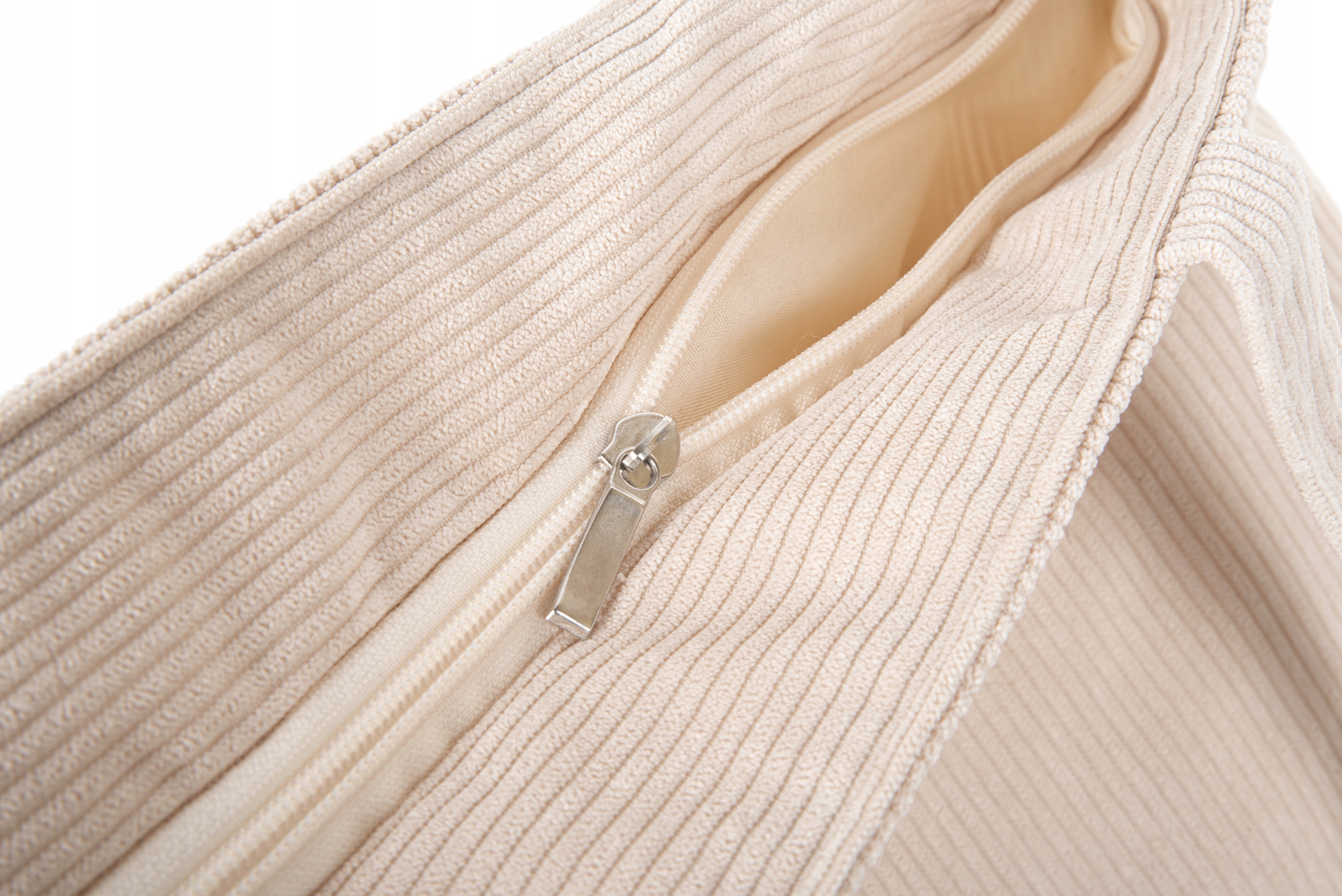 TORBA SHOPPERKA HEYO MIEJSKA SHOPPER NA PLAŻĘ ZAPINANA NA ZAMEK SZTRUKSOWA Kolor okuć nie dotyczy