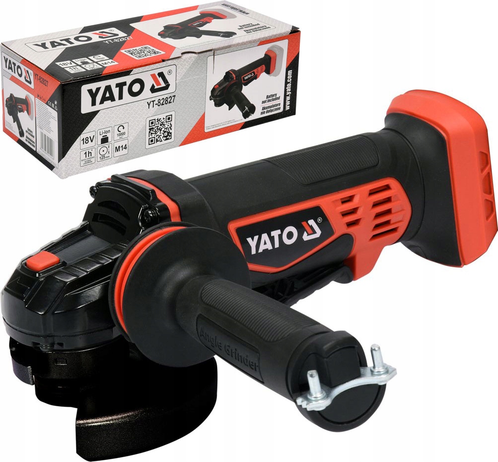 YATO SZLIFIERKA KĄTOWA AKUMULATOROWA 18V
