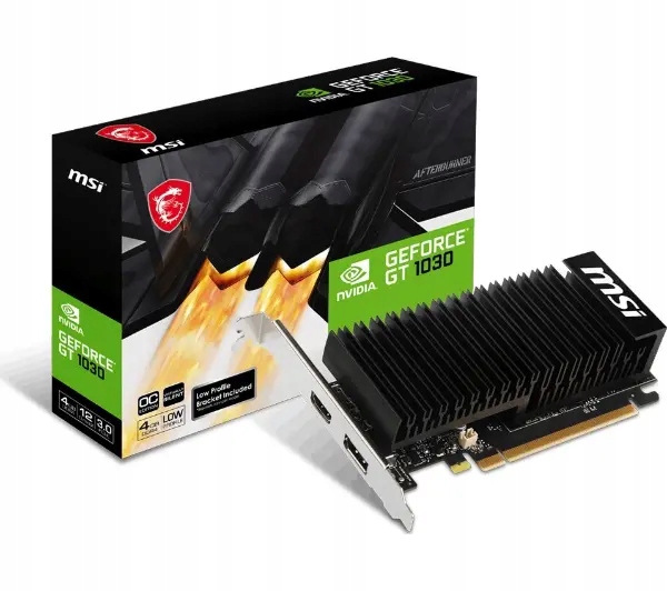 Grafická karta Msi GeForce Gt 1030 4 Ghd Lp Oc Gb Ddr 64 bit