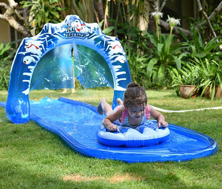 ZJEDŻALNIA WODNA DLA DZIECI ŚLIZGAWKA 500X95CM Wiek dziecka 3 lata +